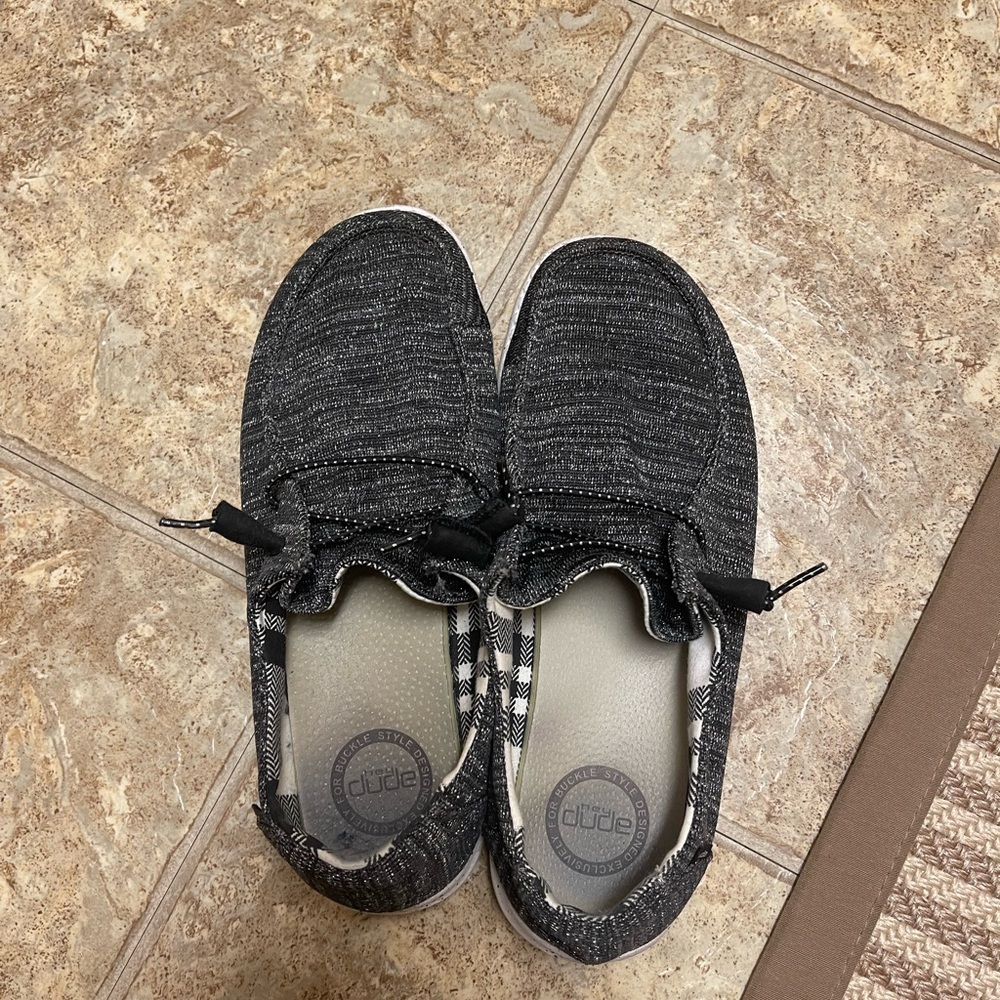 Women’s Black Sparkle Hey Dude